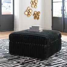 Load image into Gallery viewer, Midnight-Madness Oversized Accent Ottoman
