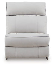 Load image into Gallery viewer, Social Pointe Reclining Sectional with Storage Console
