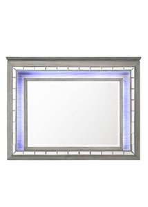 Antares Light Gray Oak Mirror (LED) image