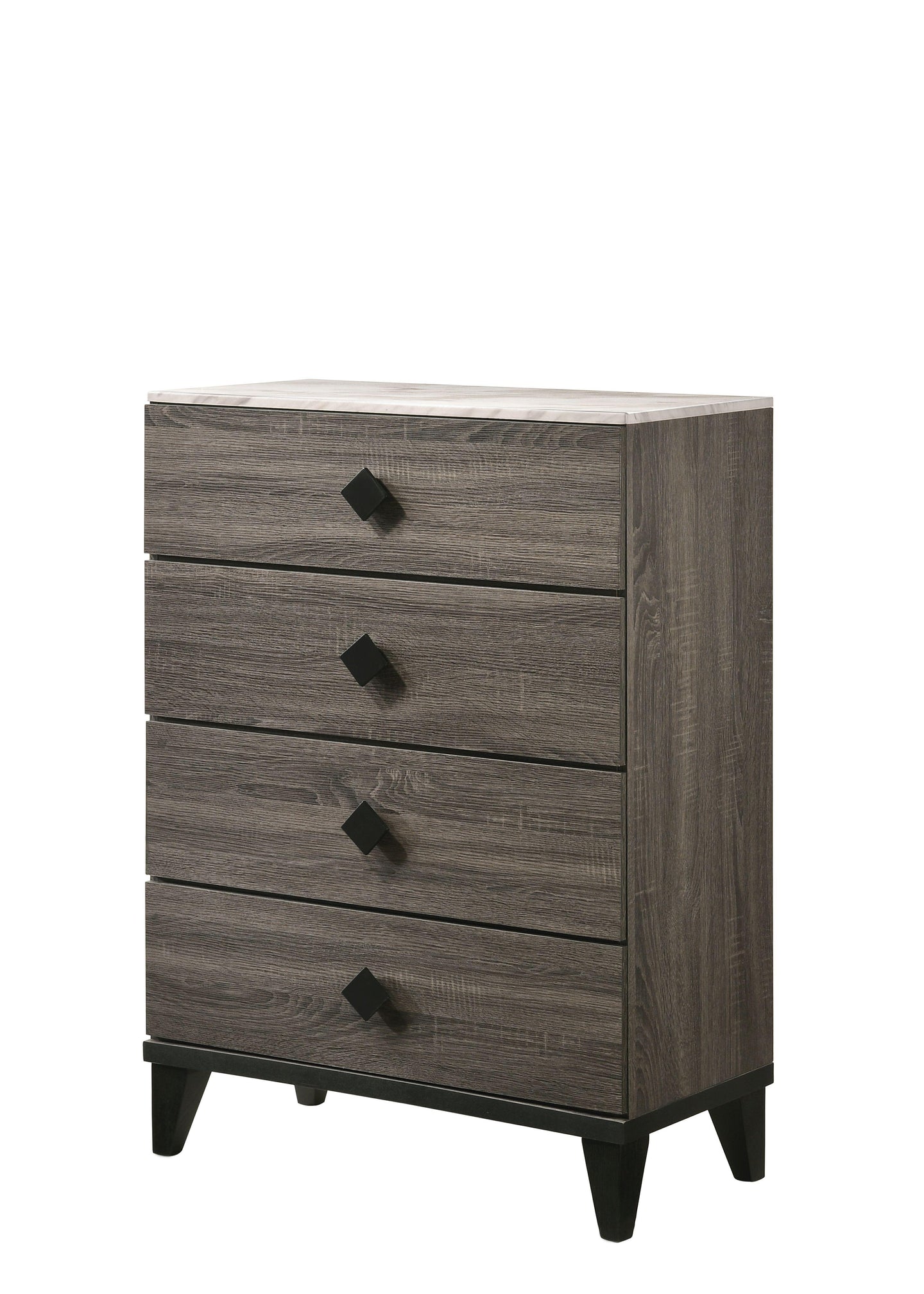 Avantika Faux Marble & Rustic Gray Oak Chest image