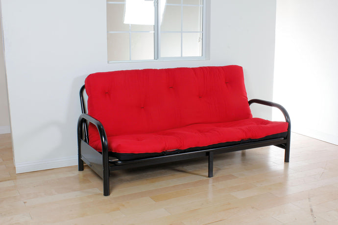 Nabila Red & Black Full Futon Mattress, 6