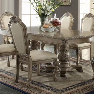 Chateau De Ville PU & Antique White Side Chair image