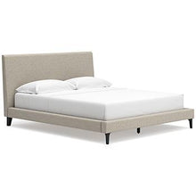 Load image into Gallery viewer, Cielden Upholstered Bed with Roll Slats
