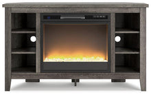 Load image into Gallery viewer, Arlenbry Corner TV Stand with Electric Fireplace
