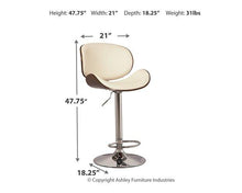 Load image into Gallery viewer, Bellatier Adjustable Height Bar Stool
