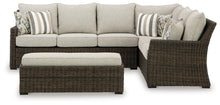 Load image into Gallery viewer, Brook Ranch Outdoor Sofa Sectional/Bench with Cushion (Set of 3)
