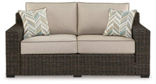 Load image into Gallery viewer, Coastline Bay Outdoor Loveseat with Cushion
