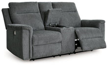 Load image into Gallery viewer, Barnsana Power Reclining Loveseat with Console
