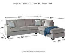 Load image into Gallery viewer, Altari 2-Piece Sleeper Sectional with Chaise
