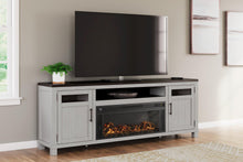 Load image into Gallery viewer, Darborn 88&quot; TV Stand with Electric Fireplace
