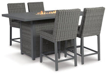 Load image into Gallery viewer, Palazzo Outdoor Counter Height Dining Table with 4 Barstools
