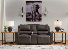 Load image into Gallery viewer, Boxmere Power Reclining Loveseat with Console
