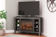 Load image into Gallery viewer, Arlenbry Corner TV Stand with Electric Fireplace
