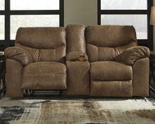 Load image into Gallery viewer, Boxberg Reclining Loveseat with Console
