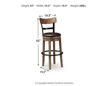 Load image into Gallery viewer, Pinnadel Bar Height Bar Stool
