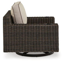 Load image into Gallery viewer, Coastline Bay Outdoor Swivel Lounge with Cushion
