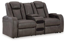 Load image into Gallery viewer, Fyne-Dyme Power Reclining Loveseat with Console image
