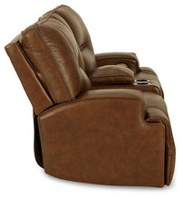 Load image into Gallery viewer, Francesca Power Reclining Loveseat with Console
