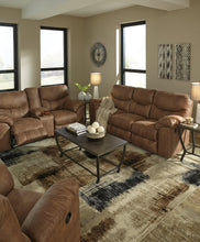 Load image into Gallery viewer, Boxberg Reclining Loveseat with Console
