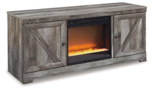 Load image into Gallery viewer, Wynnlow 63&quot; TV Stand with Electric Fireplace
