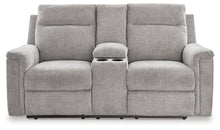 Load image into Gallery viewer, Barnsana Power Reclining Loveseat with Console
