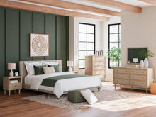 Load image into Gallery viewer, Cielden Upholstered Bed with Roll Slats
