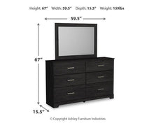 Load image into Gallery viewer, Belachime Dresser and Mirror
