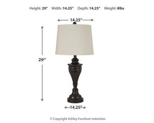 Load image into Gallery viewer, Darlita Table Lamp (Set of 2)
