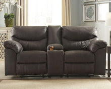 Load image into Gallery viewer, Boxberg Reclining Loveseat with Console
