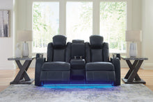 Load image into Gallery viewer, Fyne-Dyme Power Reclining Loveseat with Console
