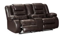 Load image into Gallery viewer, Vacherie Reclining Loveseat with Console
