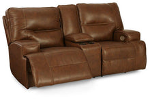 Load image into Gallery viewer, Francesca Power Reclining Loveseat with Console
