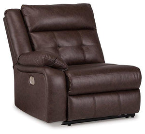 Punch Up Power Reclining Sectional Loveseat with Console
