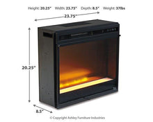 Load image into Gallery viewer, Dorrinson Corner TV Stand with Electric Fireplace
