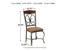 Load image into Gallery viewer, Glambrey Dining Chair Set
