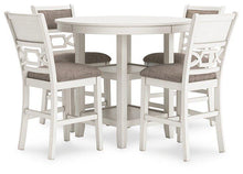 Load image into Gallery viewer, Erinberg Counter Height Dining Table and 4 Barstools (Set of 5)
