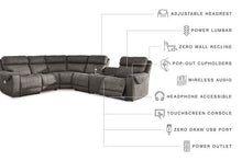 Load image into Gallery viewer, Hoopster 6-Piece Power Reclining Sectional
