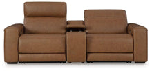 Load image into Gallery viewer, Magic Man Power Reclining Sectional Loveseat with Console
