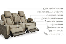 Load image into Gallery viewer, Next-Gen DuraPella Power Reclining Loveseat with Console
