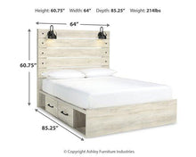 Load image into Gallery viewer, Cambeck Bed with 2 Storage Drawers
