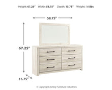 Load image into Gallery viewer, Cambeck Dresser and Mirror
