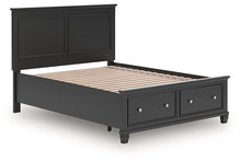 Load image into Gallery viewer, Lanolee Panel Storage Bed
