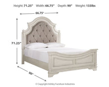 Load image into Gallery viewer, Realyn Upholstered Bed
