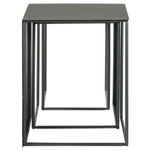 Load image into Gallery viewer, Imez 3-piece Rectangular Metal Nesting Table Grey
