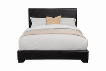 Load image into Gallery viewer, Conner Queen Upholstered Panel Bed Black
