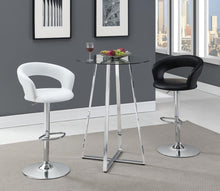 Load image into Gallery viewer, Barraza 29&quot; Adjustable Height Bar Stool White and Chrome
