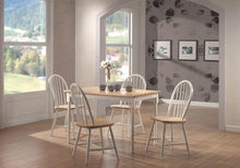 Load image into Gallery viewer, Taffee Rectangle Dining Table Natural Brown and White
