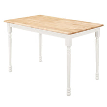 Load image into Gallery viewer, Taffee Rectangle Dining Table Natural Brown and White
