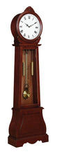 Load image into Gallery viewer, Narcissa Grandfather Clock with Chime Brown Red
