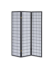 Load image into Gallery viewer, Carrie 3-panel Folding Screen Black and White
